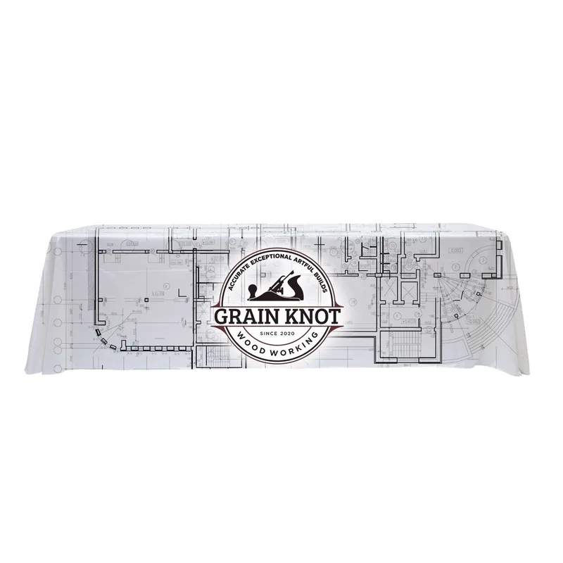 8' Enviro Pro 3-Sided Throw (Full-Color Full Bleed) view 3