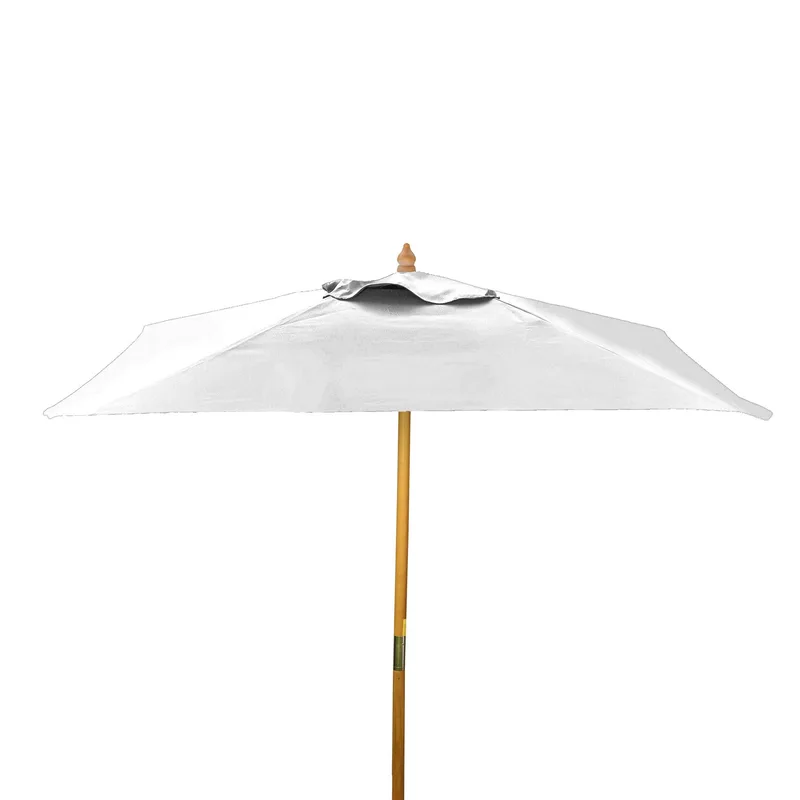 8' Square Wood Market Umbrella Single-Sided Dye Sub Kit view 2