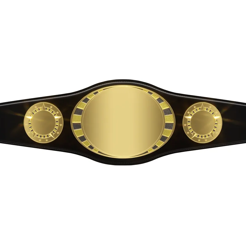 Vibraprint® Juniors Championship Belt in Black view 2