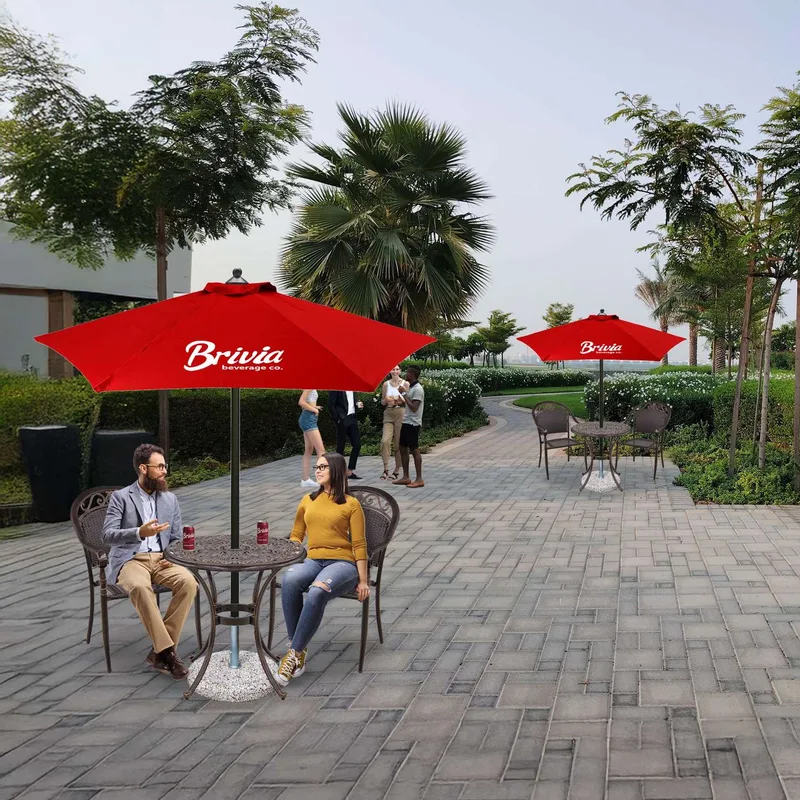 7' Steel Market Umbrella Kit (6 Imprints) view 3