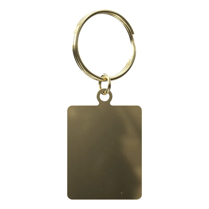Vibraprint® Bright Rectangle Key Tag (1-1/8" x 1-1/2") view 2