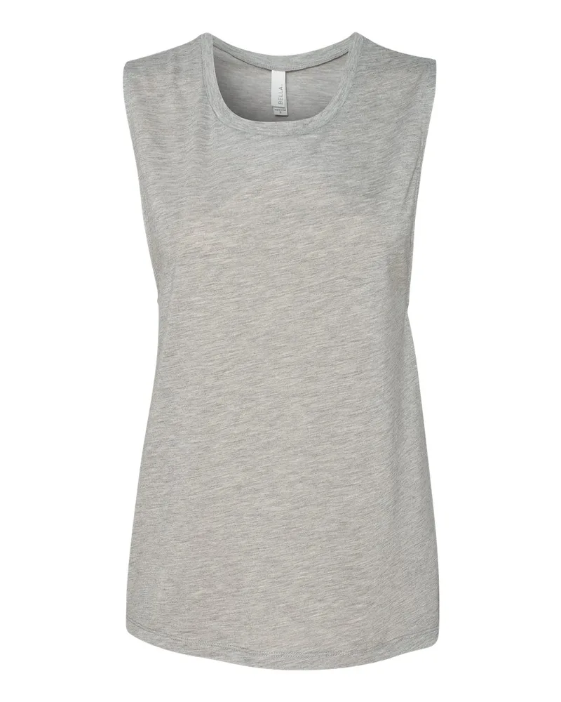 Bella+Canvas® Women's Flowy Scoop Muscle Tank Top view 3