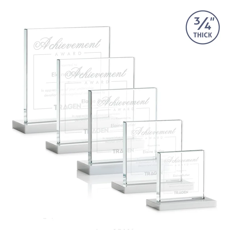 Deep Etch, Standard base, White