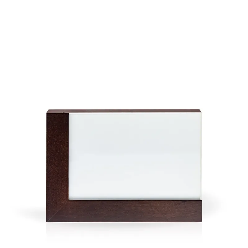 Espresso 4x6 Frame view 2