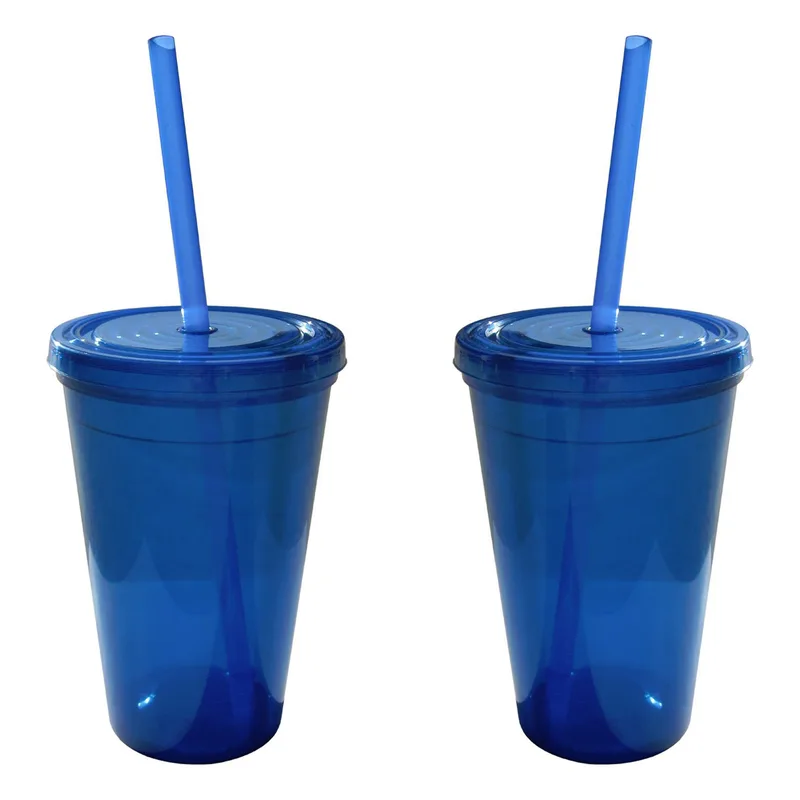 Geneva 16 Oz Tumbler w/Straw view 2