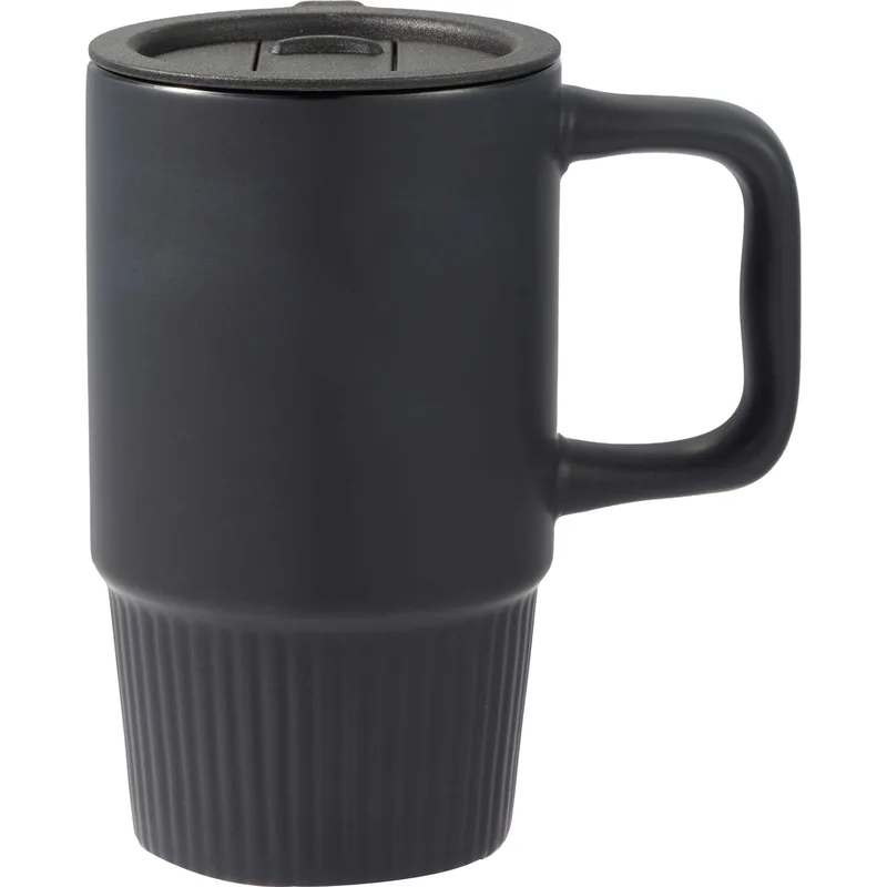 Camden 13oz Ceramic Mug w/ Lid view 2