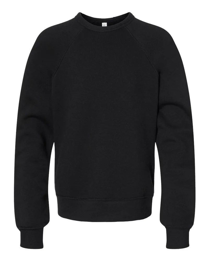 BELLA + CANVAS Youth Sponge Fleece Crewneck Sweatshirt view 2