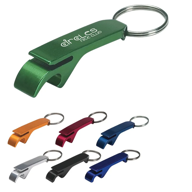 Aluminum Bottle/can Opener Key Ring view 2