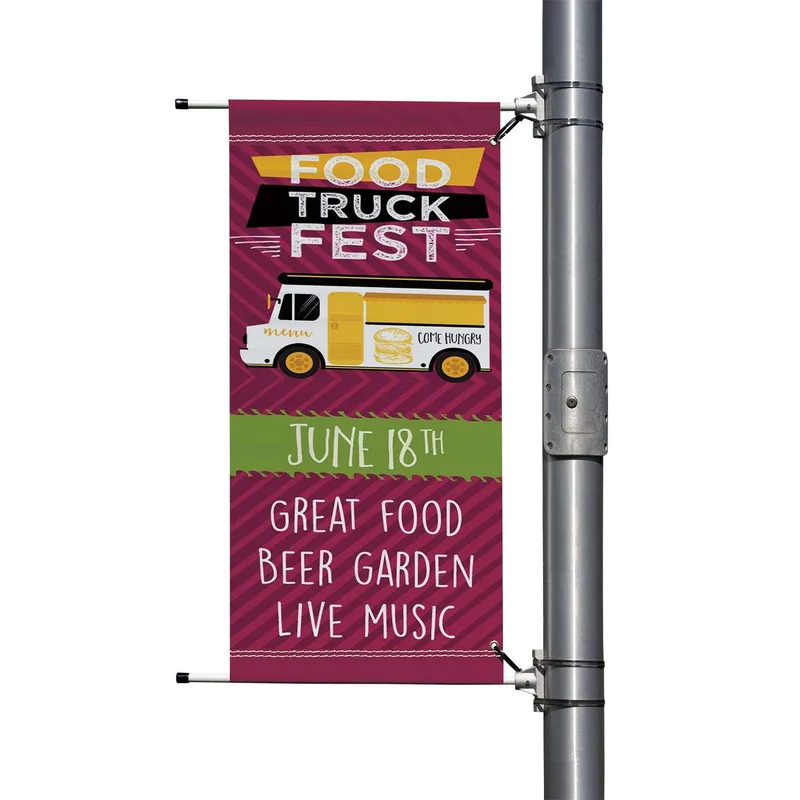 18" x 48" Nylon Boulevard Banner Single-Sided view 3