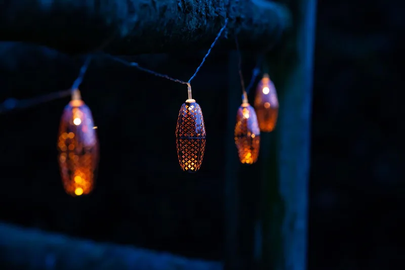 Allsop Home & Garden Marrakesh Copper Metallic String Light
