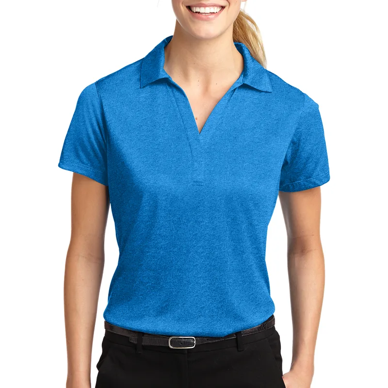 Sport-tek® Ladies' Heather Contender™ Polo view 2