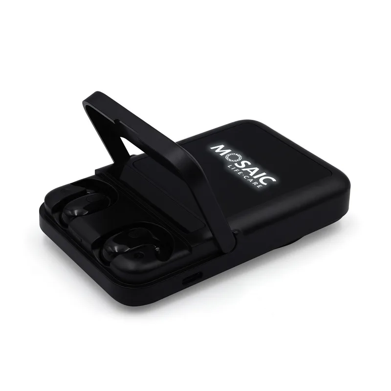 Arcadia, 7700 mAh Wireless Power Bank with TWS Earphones view 5