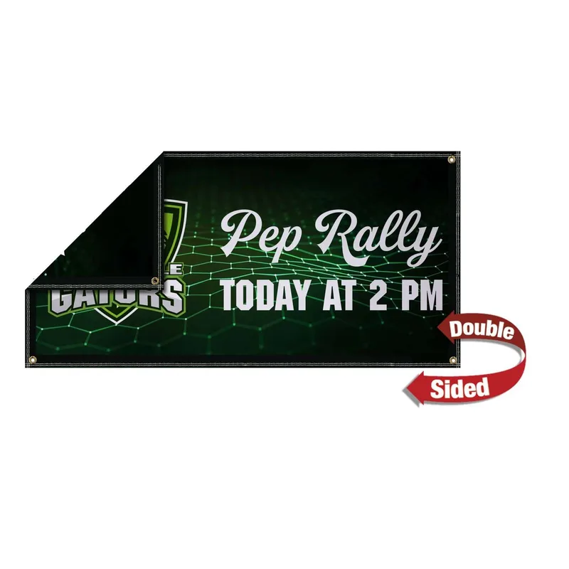 2' x 4' 13 oz. Smooth Vinyl Banner Double-Sided view 3