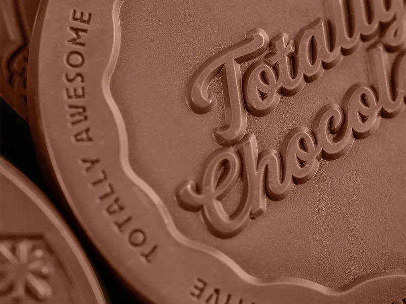 Decadent Shortbread Cookie with Custom Engraved Chocolate (2.75 in.) view 4