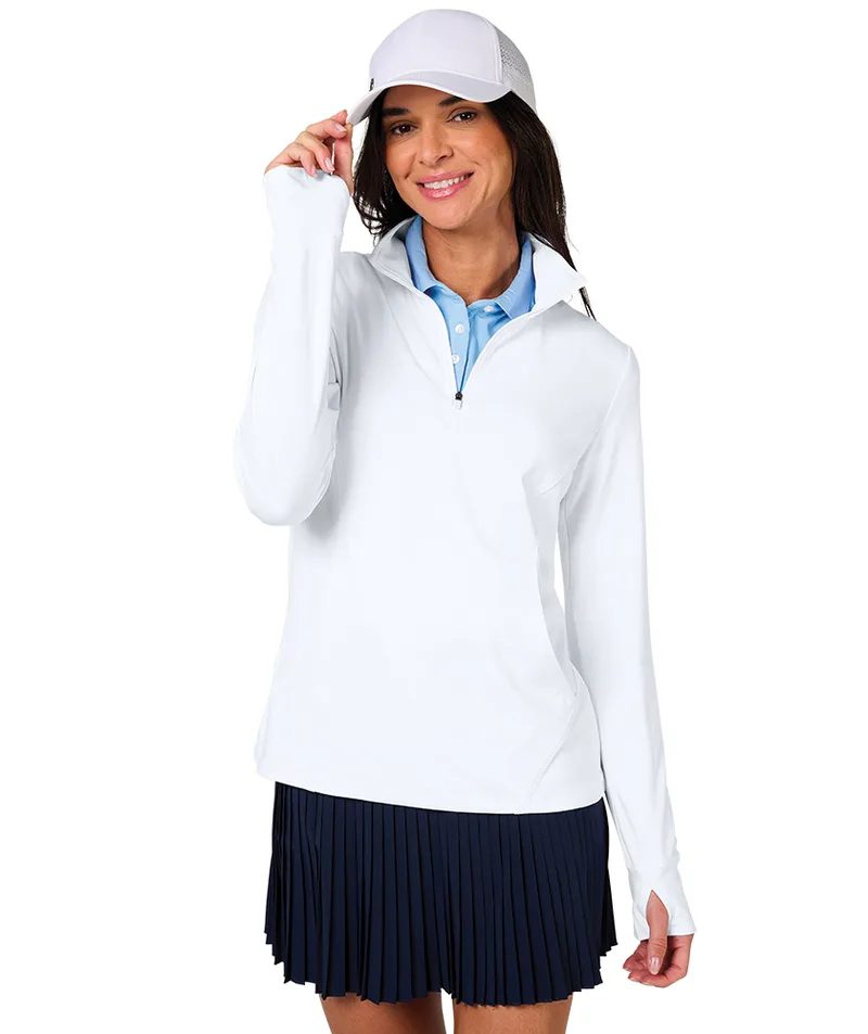 Women's Nu Fitness Quarter Zip view 3