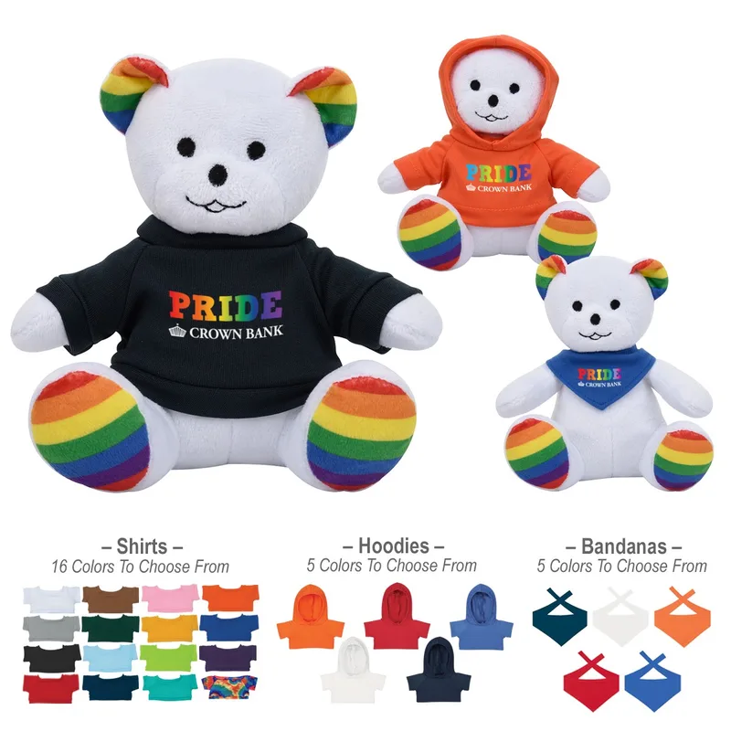 6" Rainbow Bear view 2