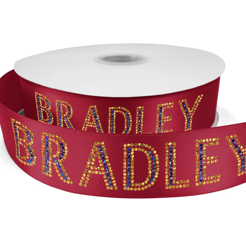 1 1/2" Bridal Satin Ribbon - 25yd Roll - Sparkle view 5