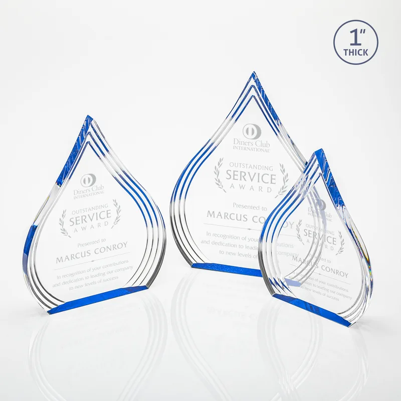 Laser Engraving, Blue