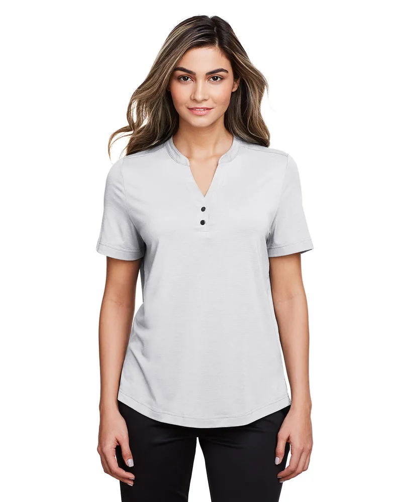 NORTH END Ladies' JAQ Snap-Up Stretch Performance Polo view 7
