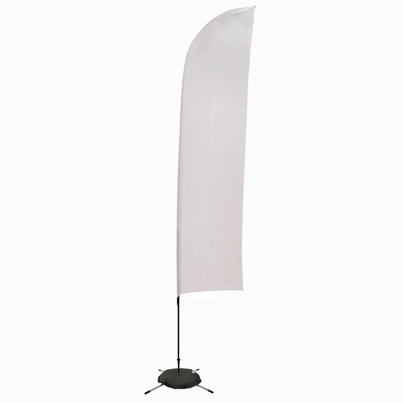 13' Streamline Blade Sail Sign Flag, 1-Sided, Scissor Base view 2