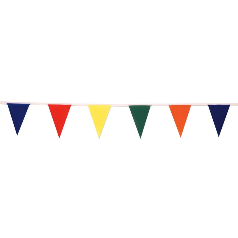 60' Multicolor Premium Pennant String view 3