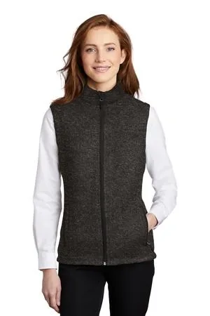 Port Authority ® Women's Sweater Fleece Vest view 4
