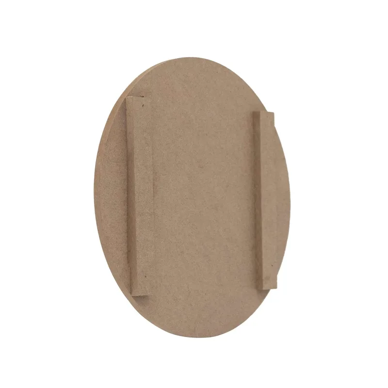 12" Round MDF Wood Print view 5