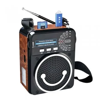 SuperSonic Portable PA System, FlashLight, AM/FM/SW Radio,USB/SD/Micro SD