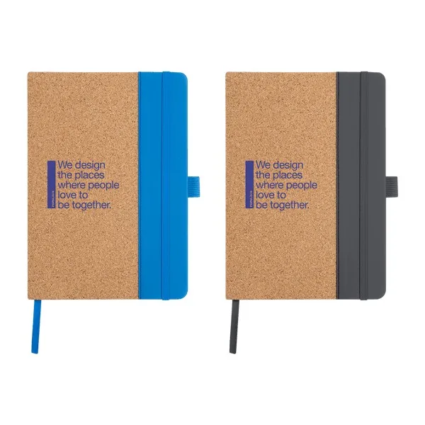 Hickory FSC® Certified Cork & Recycled PU Notebook view 2