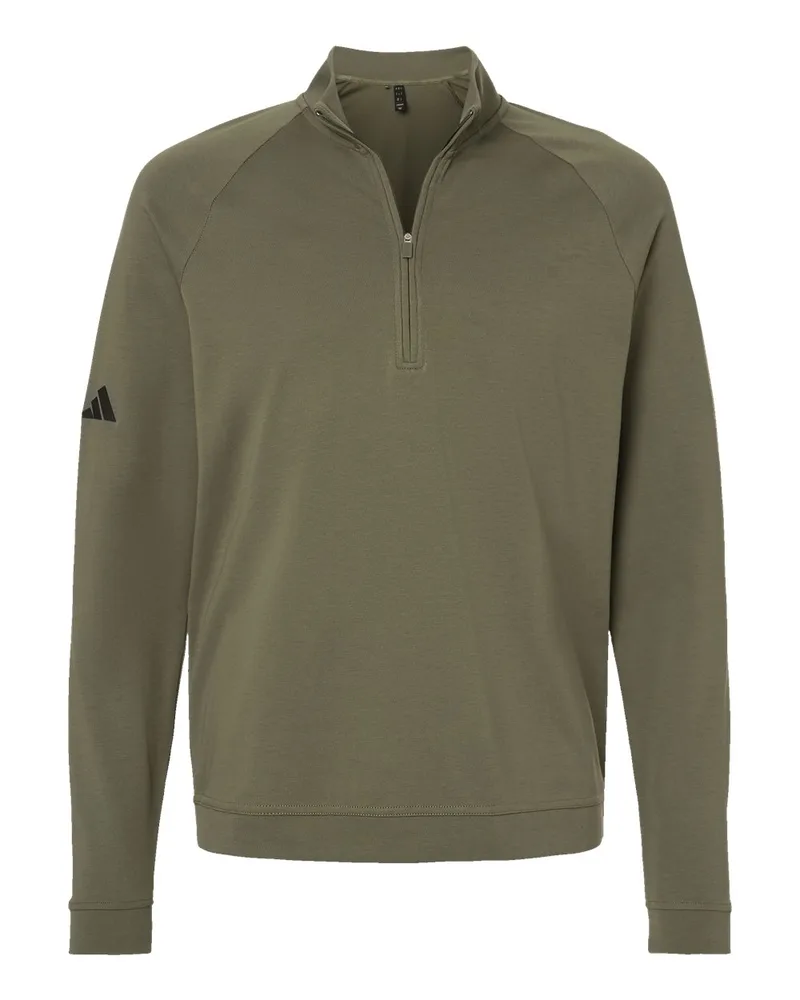Adidas® Men's Club Quarter-Zip Pullover Sweater view 4