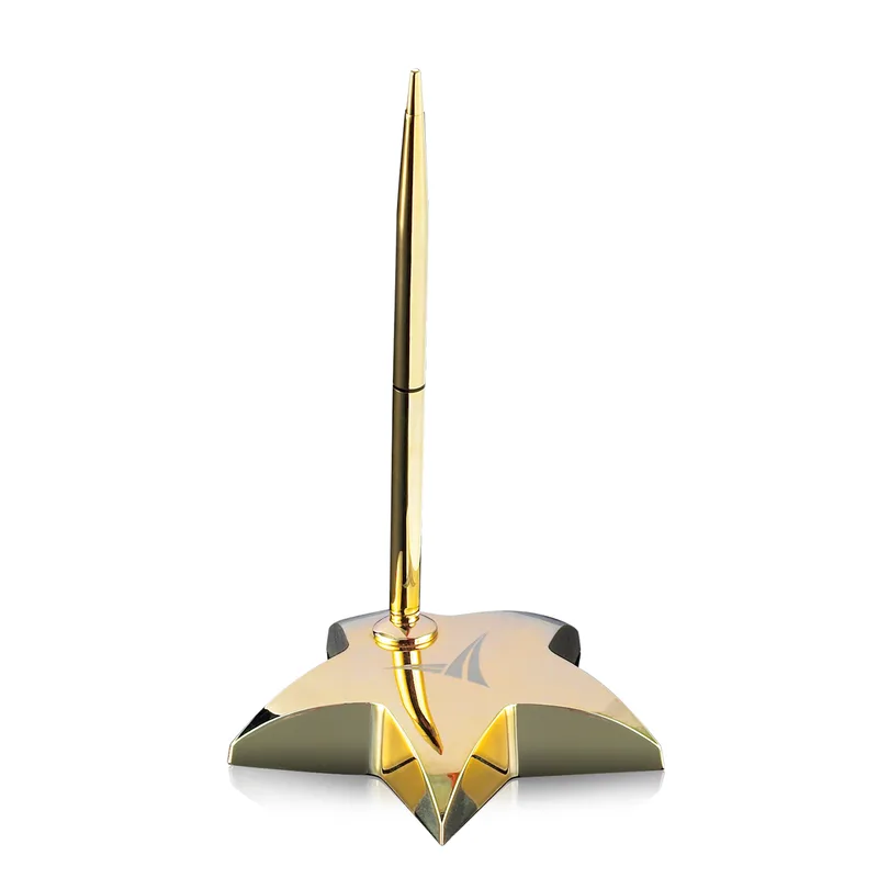 Star Paperweight with Pen