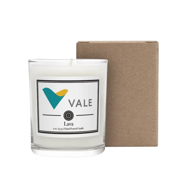 Custom 3 oz. Scented Votive Candle in a Cardboard Gift Box view 2