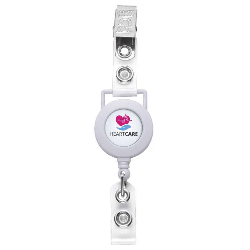 Round Hanger Retractable Badge Reel view 7
