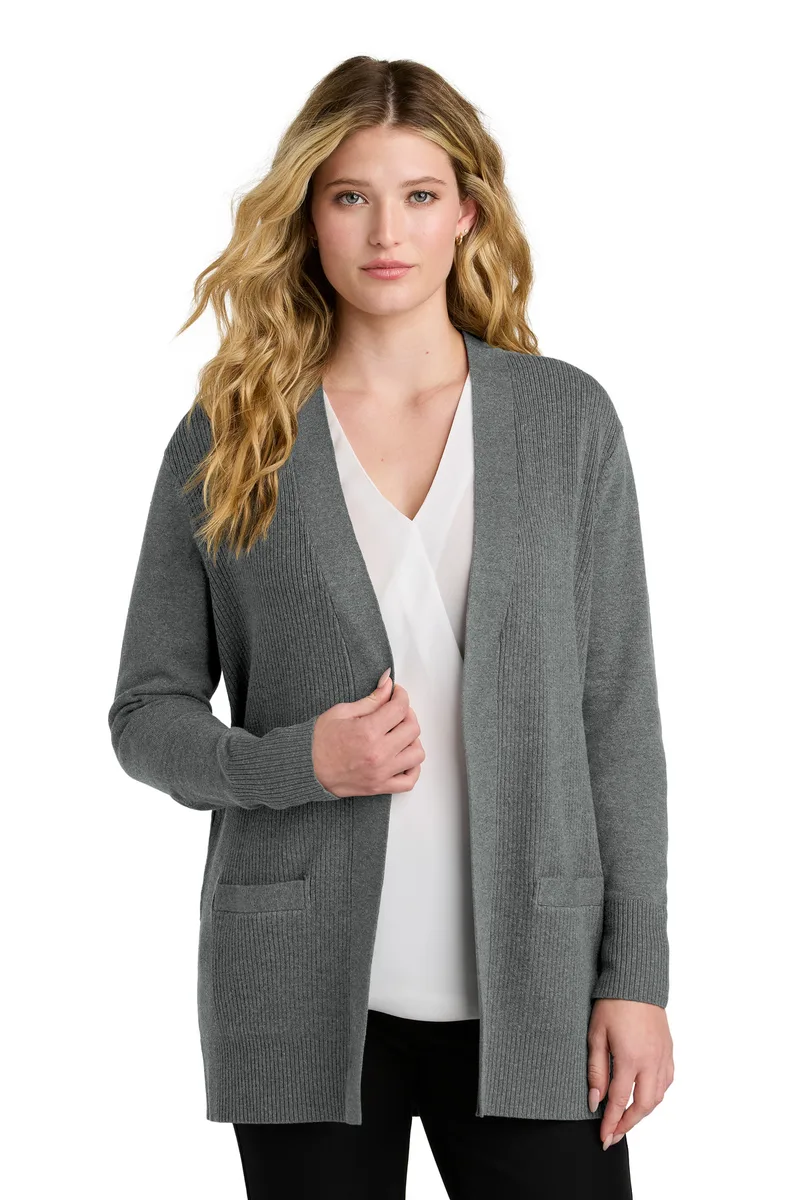 Port Authority® Women's Easy Care Open-Front Cardigan Sweater view 3