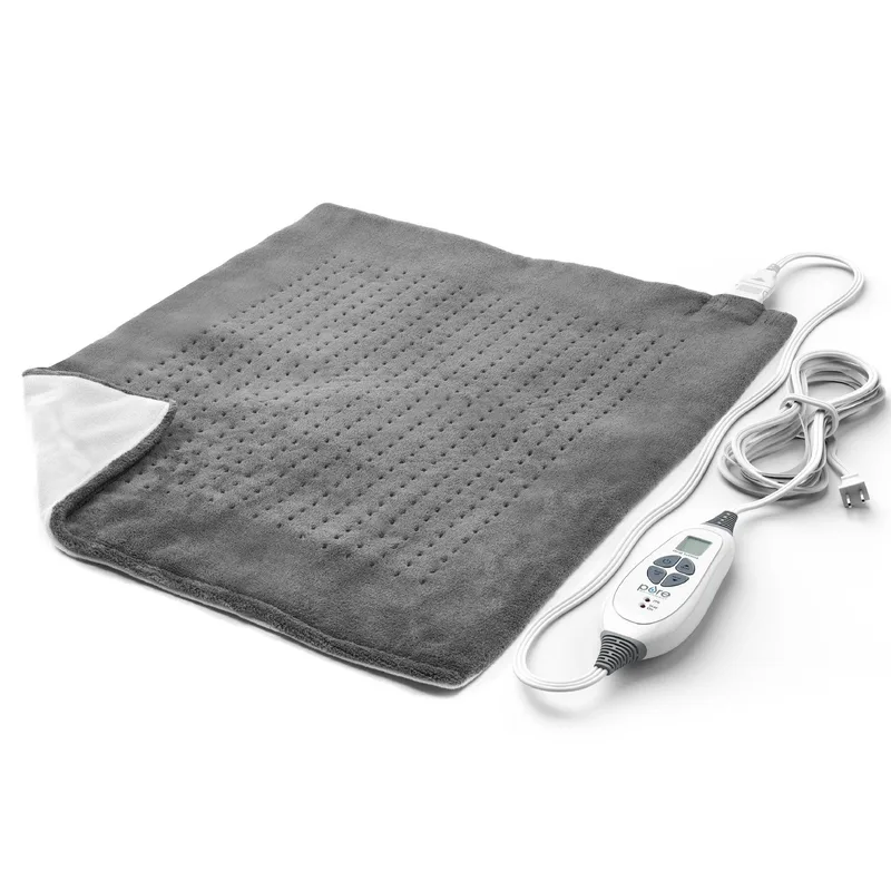 Pure Enrichment Purerelief Ultra-Wide Electric Heating Pad Gray