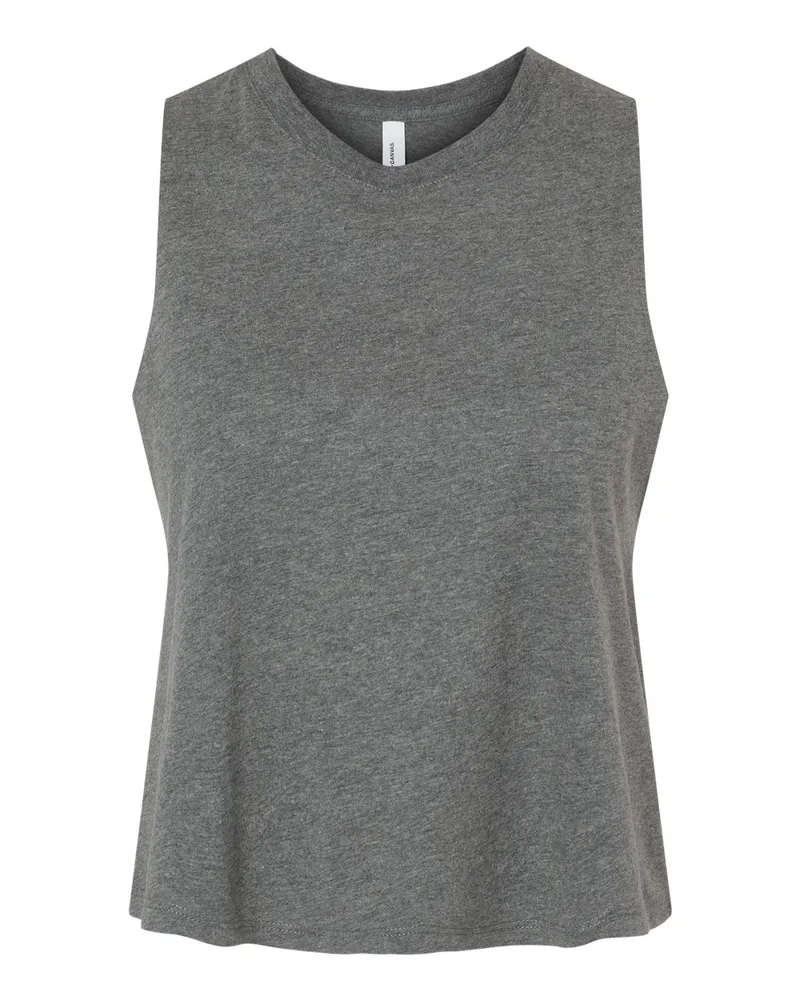 Bella+Canvas® Women's Racerback Cropped Tank Top view 3