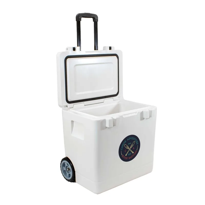 35L OBP Wheeled Explorer Cooler, Front Imprint view 6