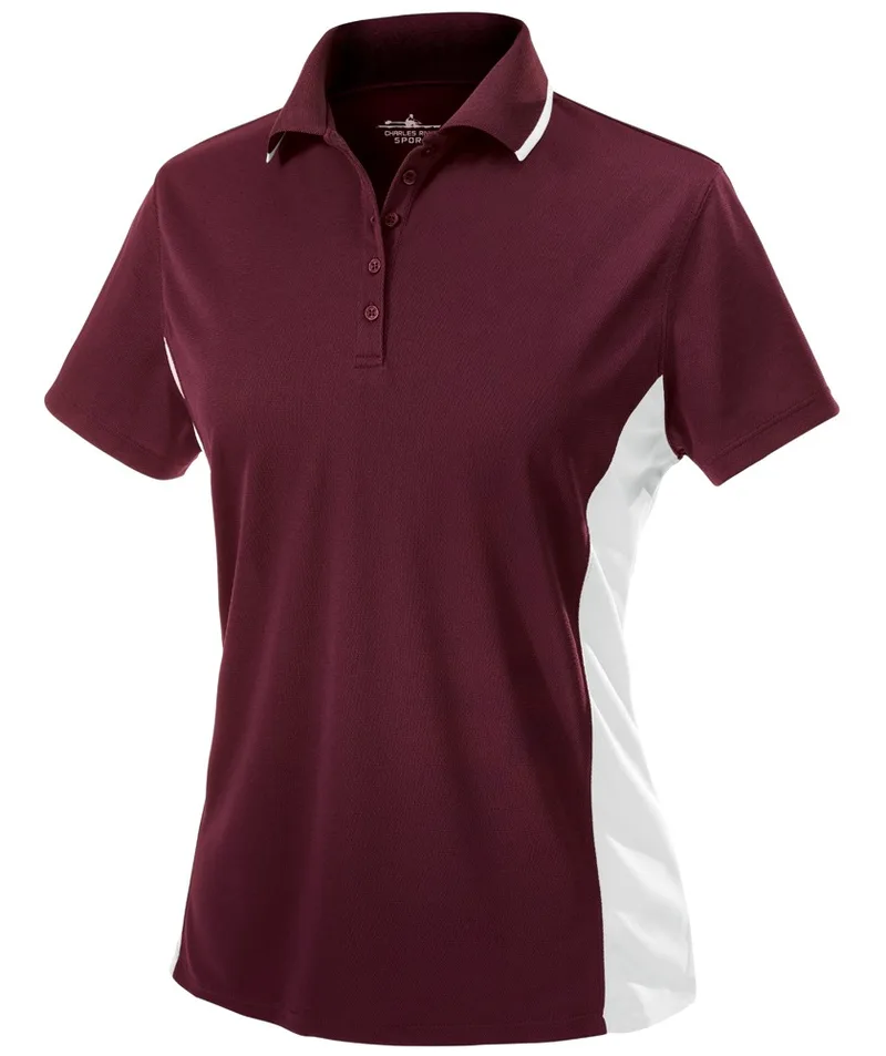 Women's Color Blocked Wicking Polo Shirt view 4