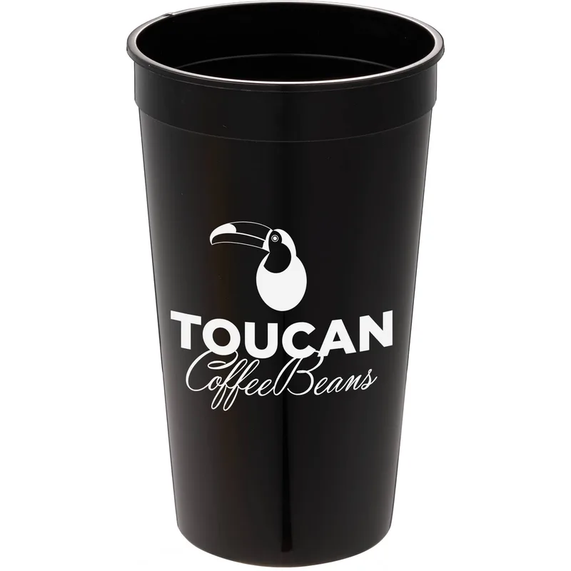 Solid 32oz Recycled Stadium Cup view 2