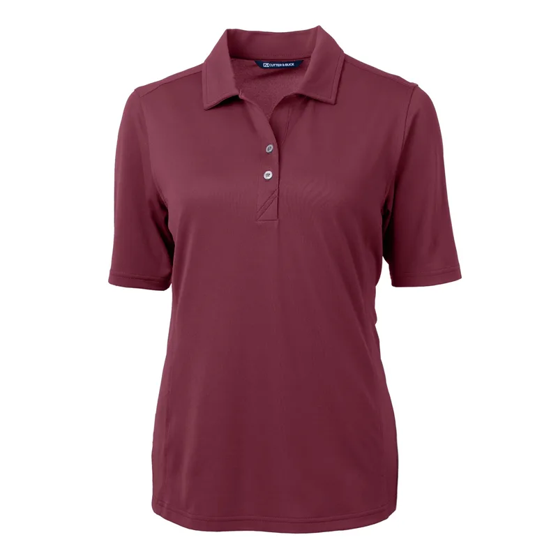 Cutter & Buck Virtue Eco Pique Recycled Womens Polo view 3
