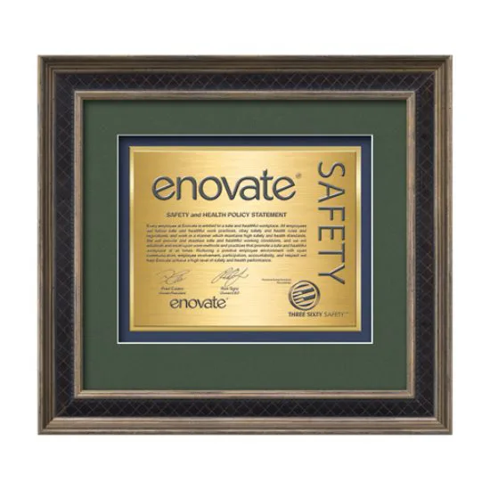 Tuscan Certificate TexEtch - Rustic/Charcoal