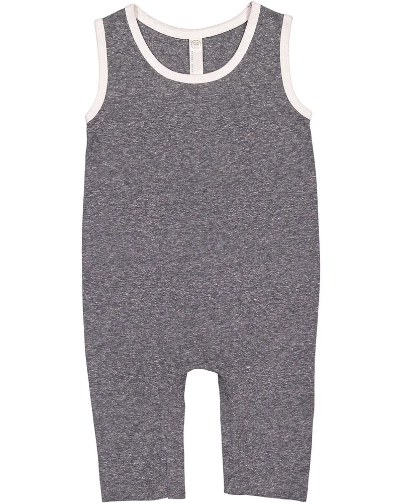 Rabbit Skins Infant Harborside Melange Tank Romper view 4