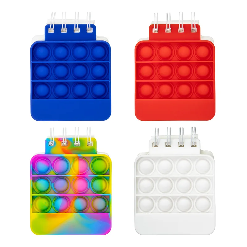 Square Spiral Notebook Push Pop view 2