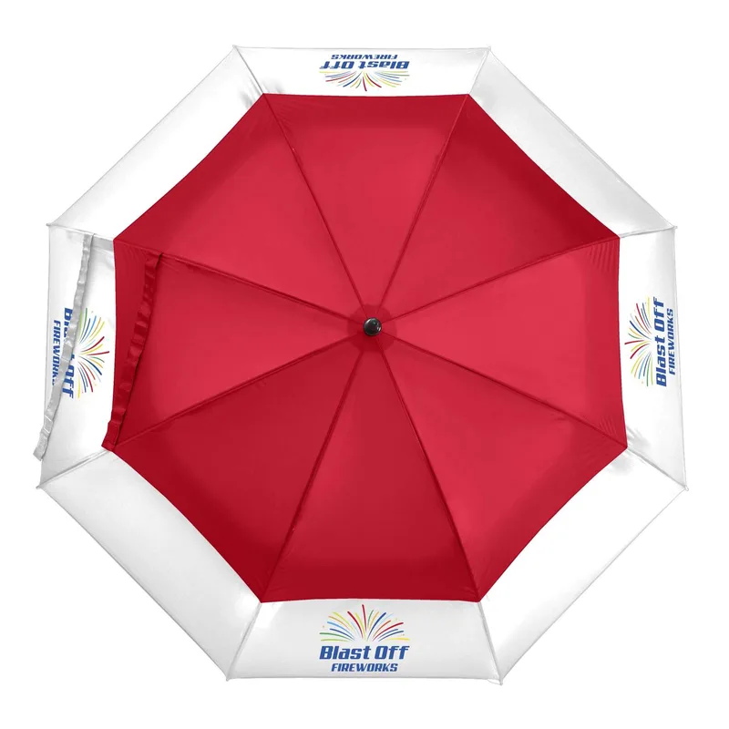 Auto Challenger Golf Umbrella Full-Color Imprint 4 Panel view 6