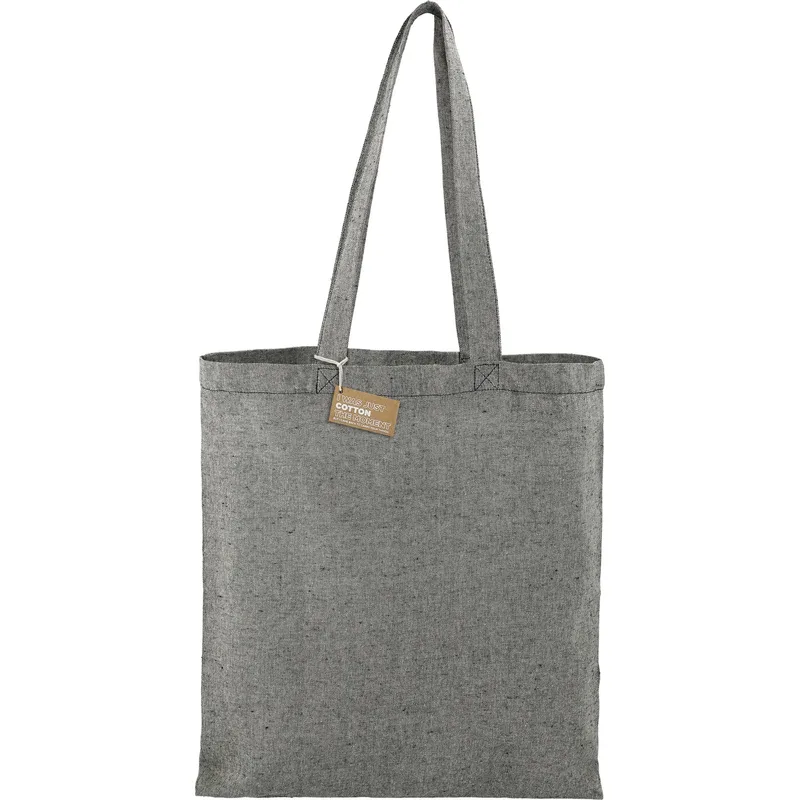 Eco-Friendly 5oz Recycled Cotton Twill Tote Bag view 2