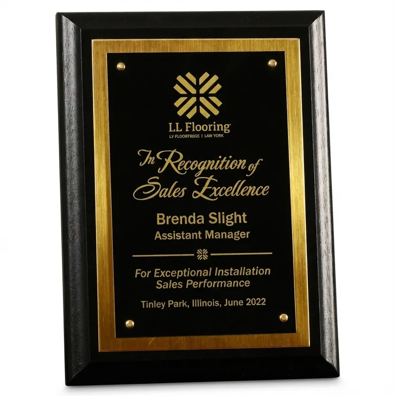 Corvus Award Plaque view 6