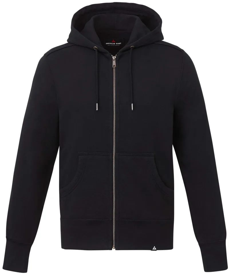 Men's American Giant Classic Heavyweight Fleece Full Zip Hoodie view 2