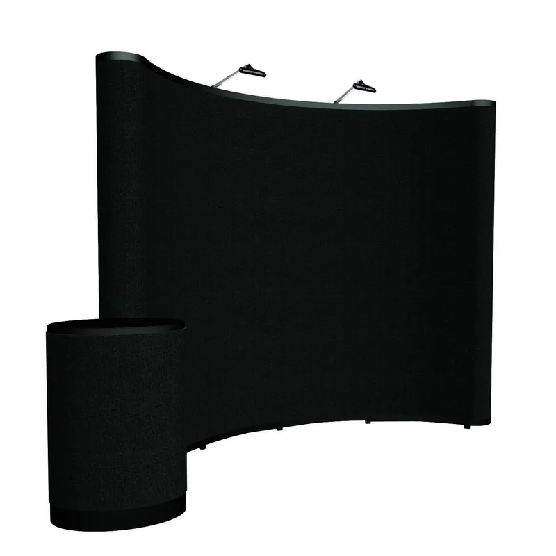 10' Curved Show 'N Rise Floor Display Kit (Fabric) view 5