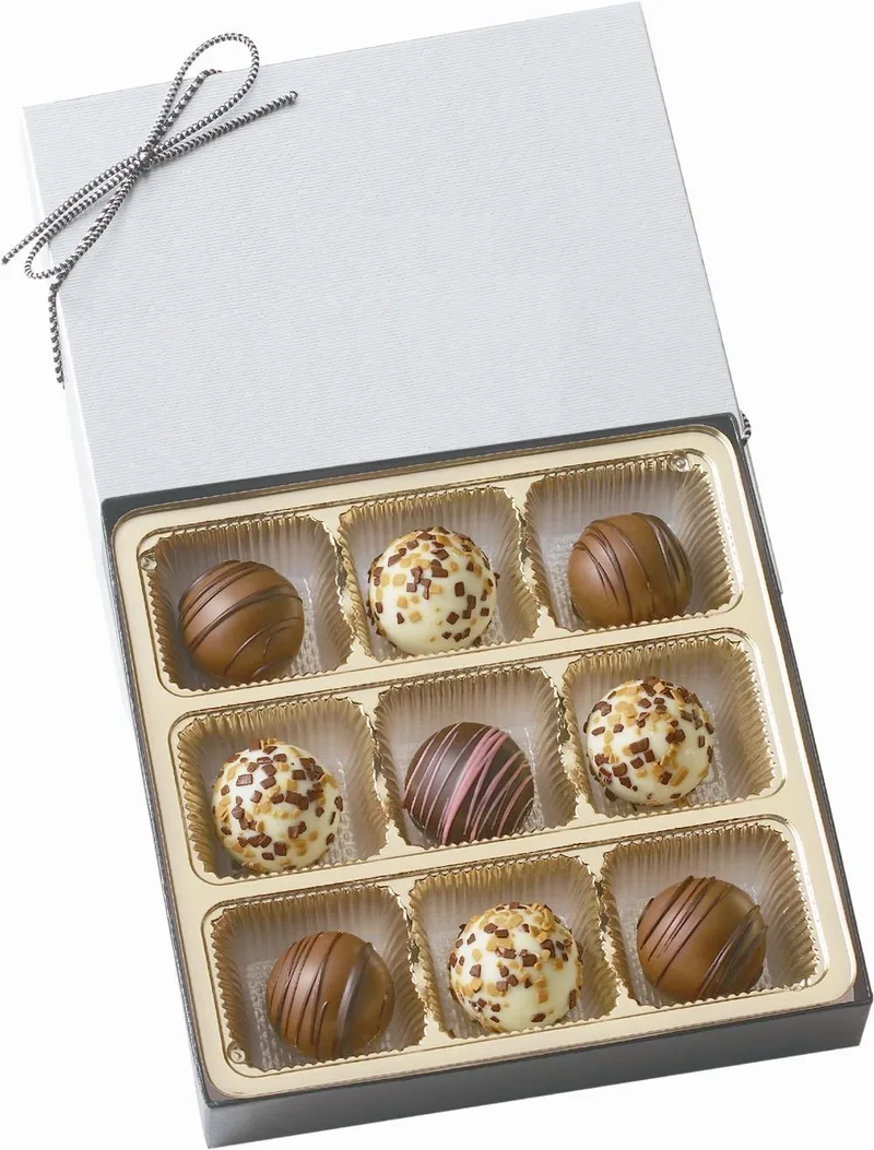 9 Piece Chocolate Truffle Gift Box