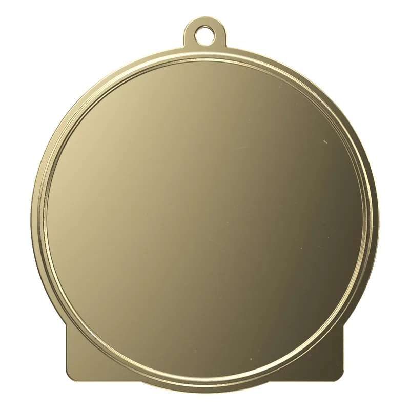 Bright Gold Cheerleader High Tech Medallion (2") view 2